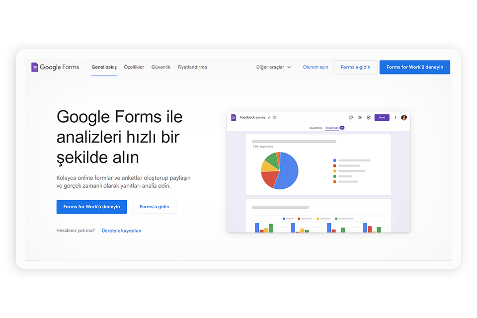 Google Araçları: Forms