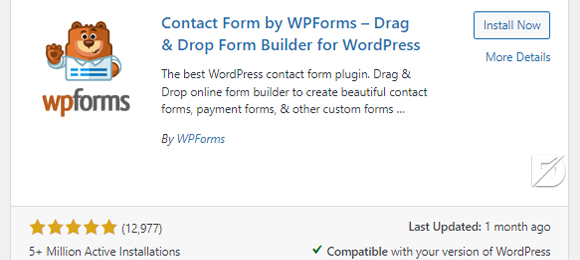 wpforms e-ticaret siteleri için wordpress eklentisi