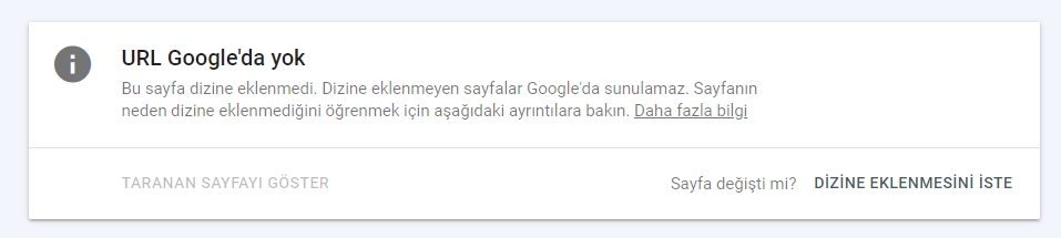 sayfanın indeksten çıkarılması