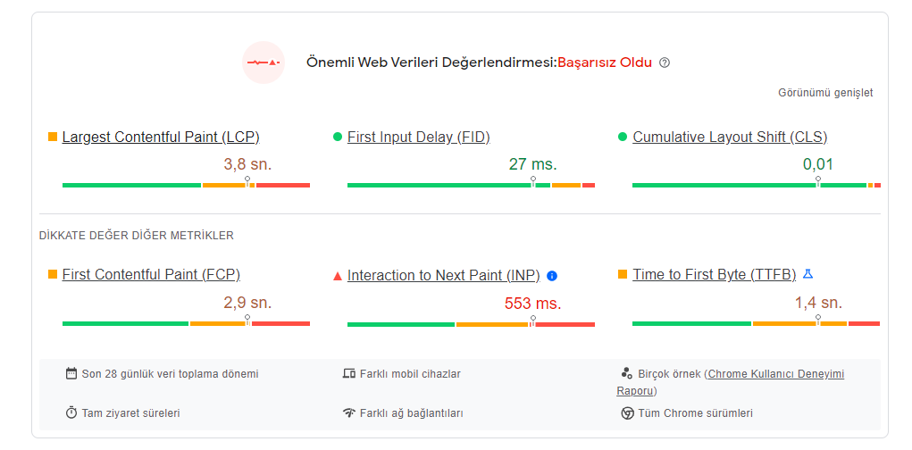 site hızı ve performans sorunları