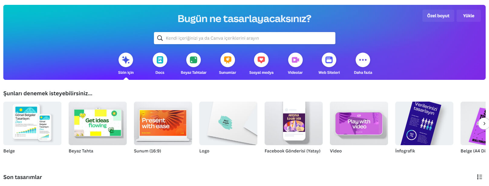 canva içerik oluşturma aracı