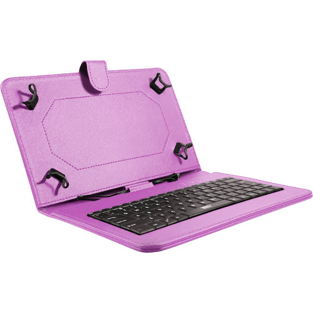 Debtor writing Orderly Husa tableta model X cu tastatura MRG L-428, MicroUSB, 9.7 inch, Mov -  Doraly.ro