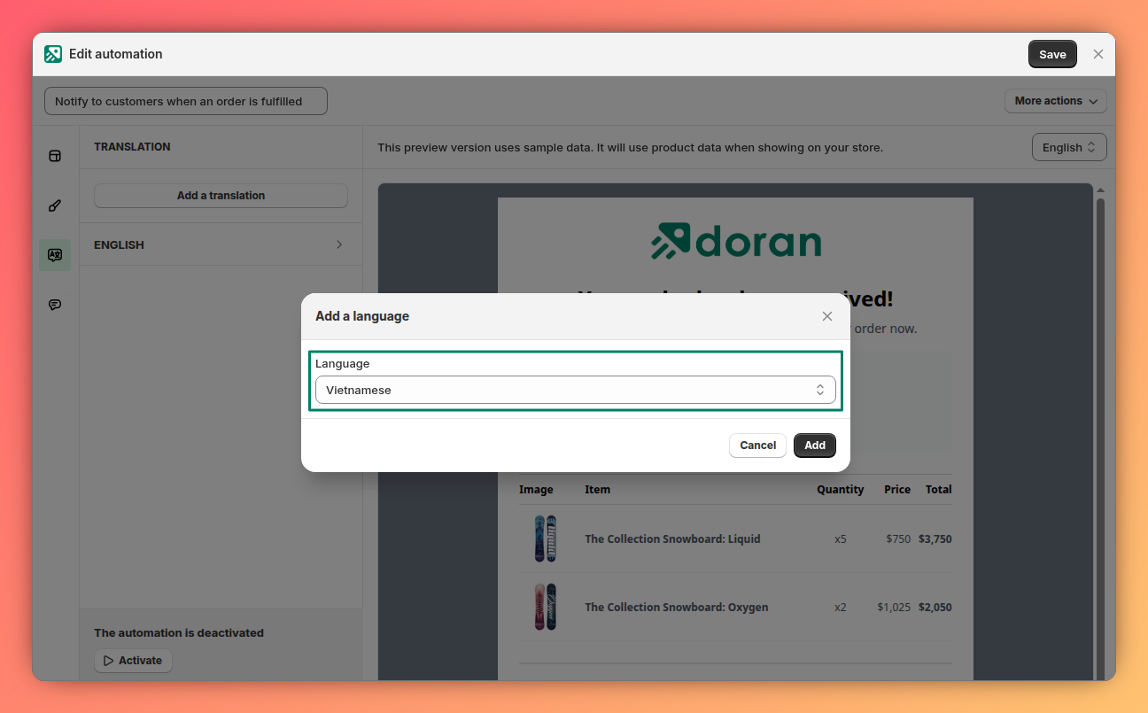 Select your language