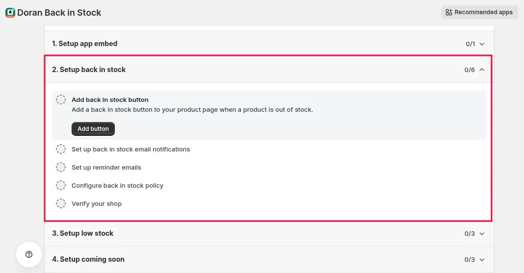 Set up the notification system