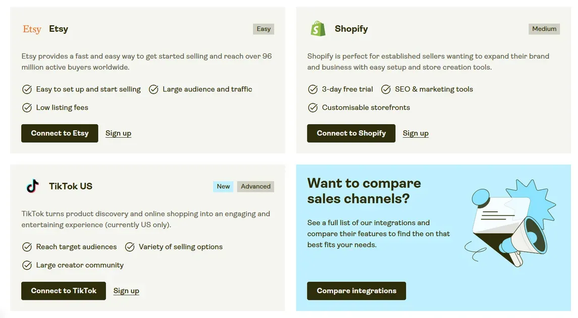Printify apps & integrations