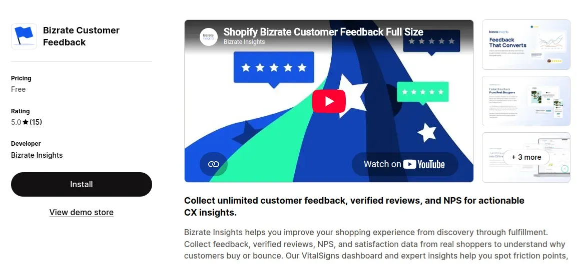 Bizrate Customer Feedback