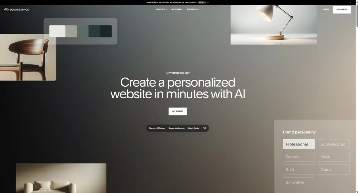 It is super easy to build a website on Squarespace with the help of AI