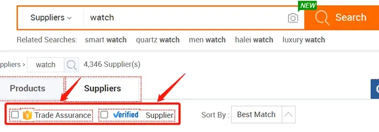 Choose trustworthy suppliers