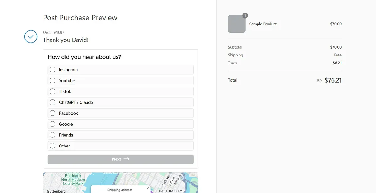 Preview the survey