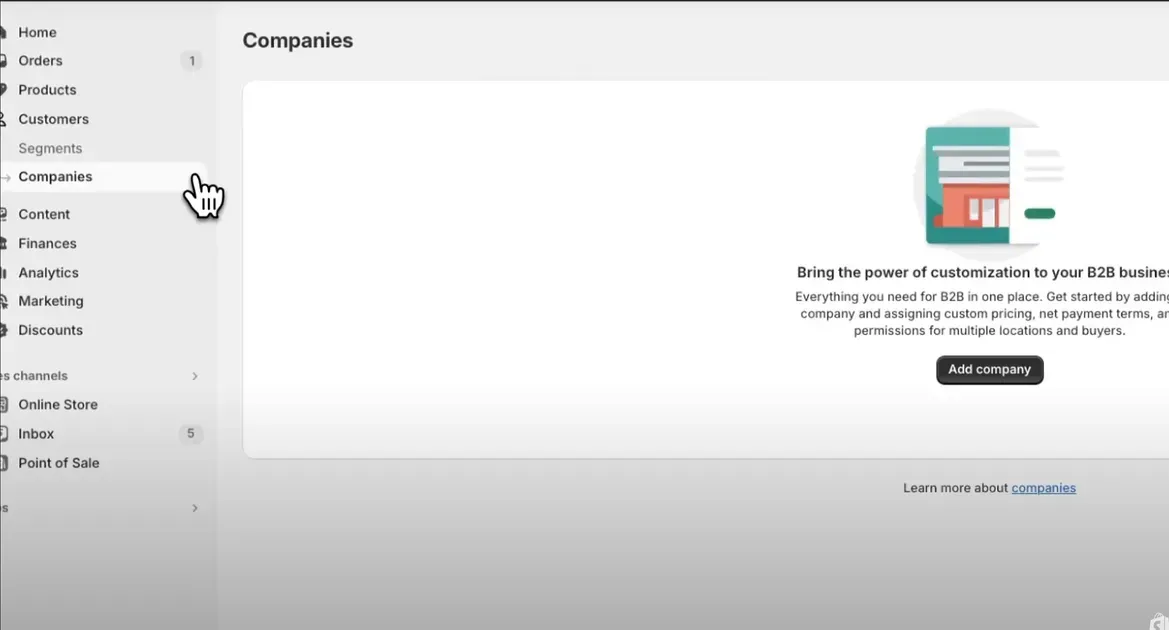 This is the first step in how to set up a wholesale store on Shopify in 2026 guideline