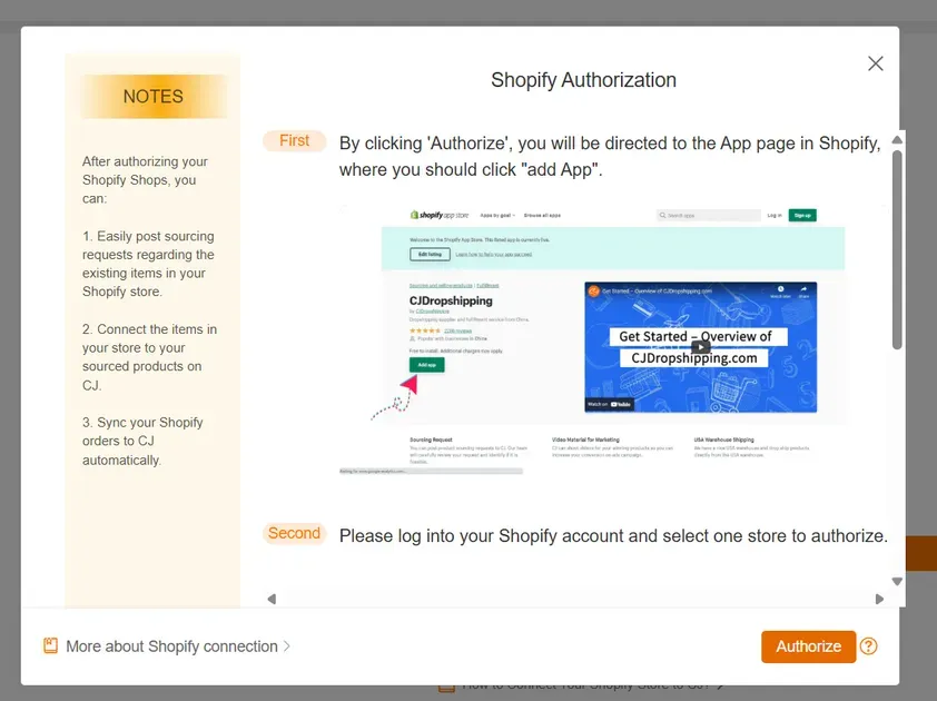 Click Authorize