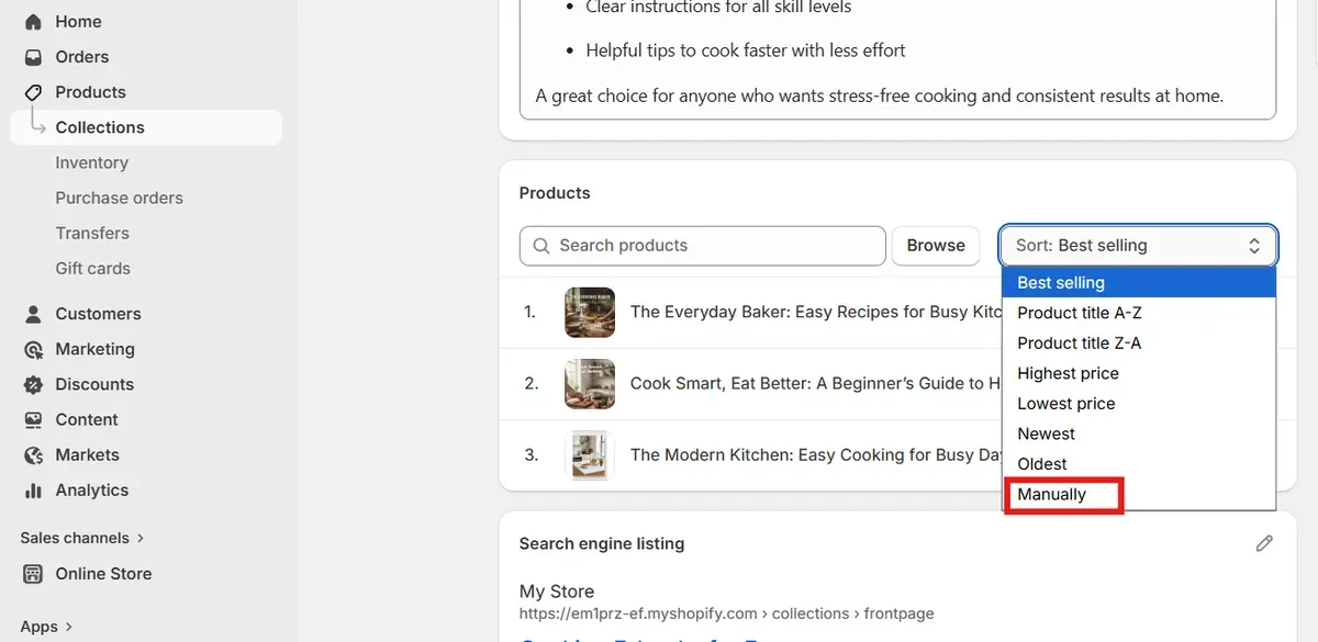 Select Manually