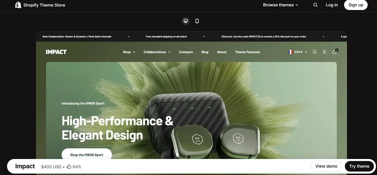 Overview of Impact theme