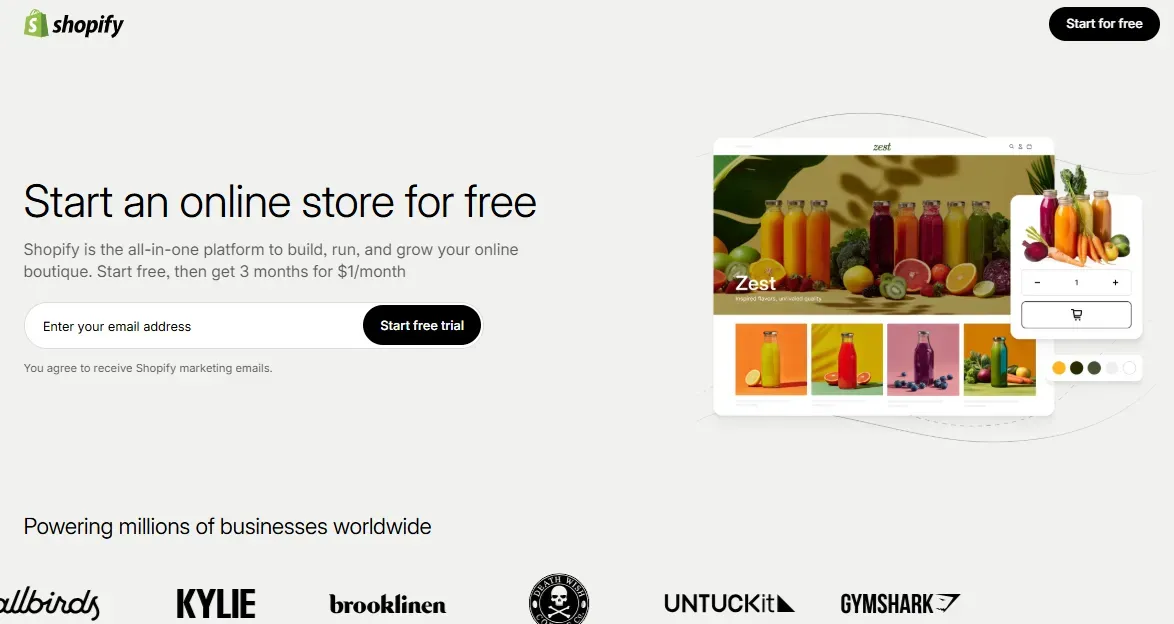 Overview of Shopify