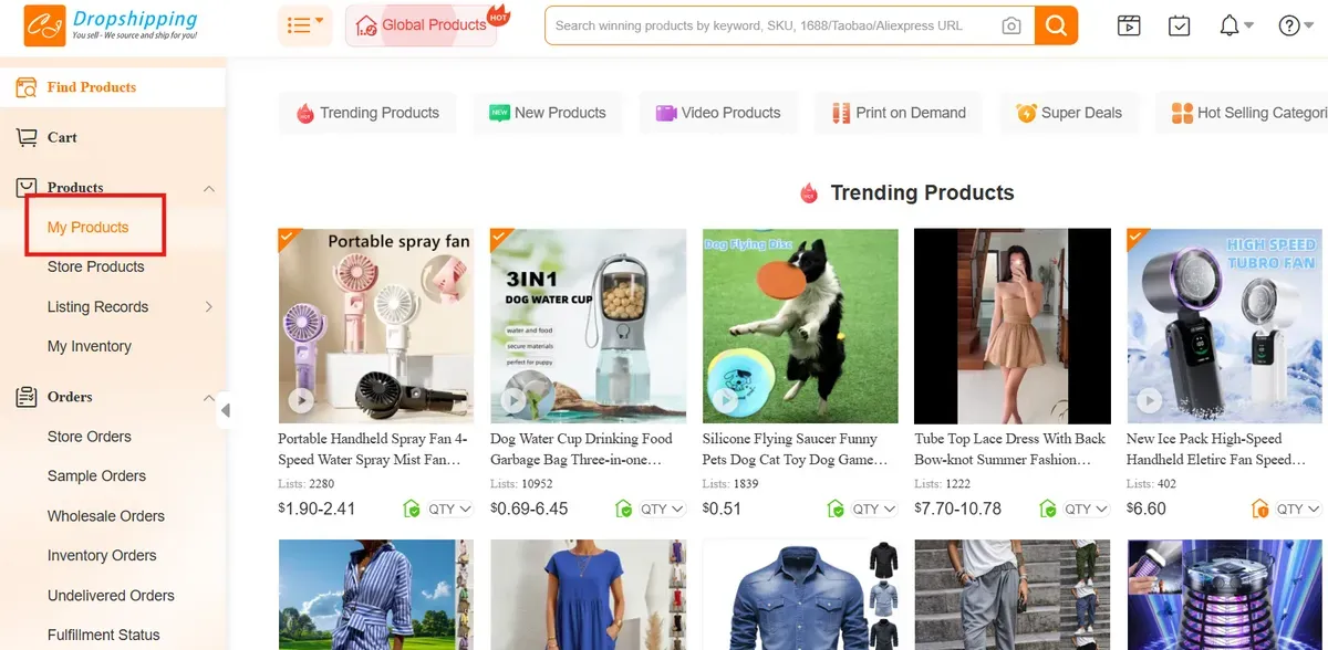 Click My Products