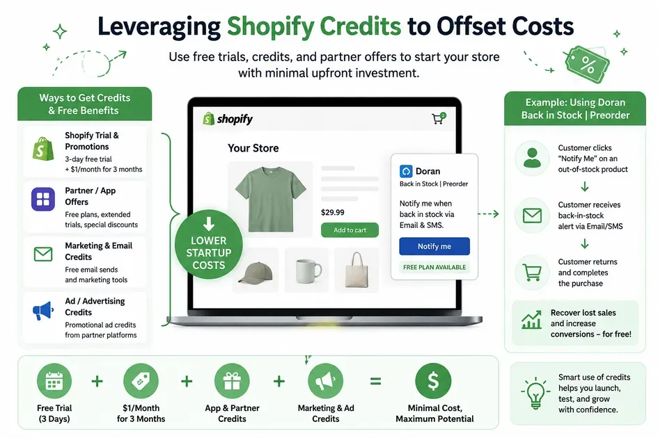 Try to reduce the cost while testing your Shopify store