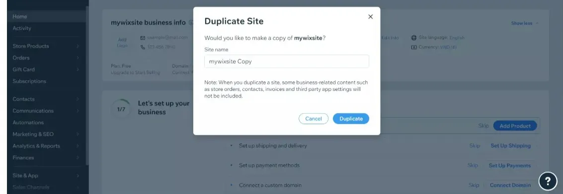 Backing up data before migration