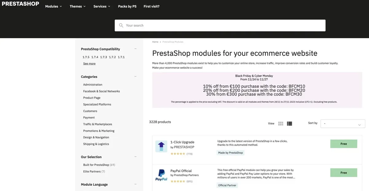 PrestaShop apps