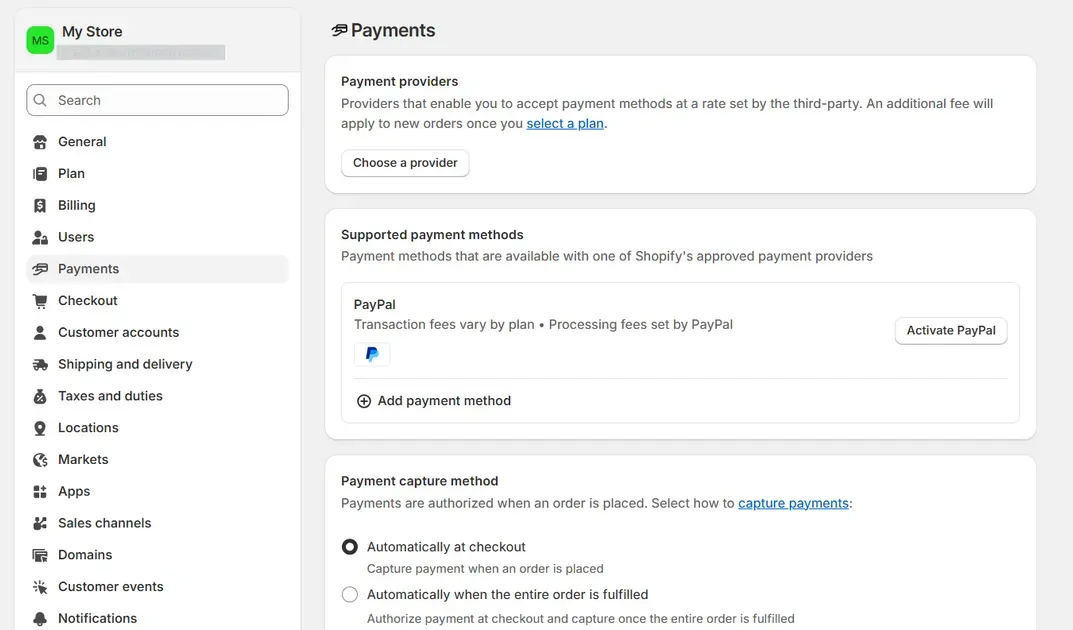 Customize basic settings