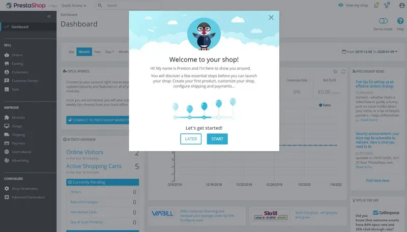 PrestaShop SEO & marketing