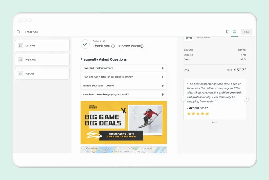 Things to ask in a Shopify post purchase survey