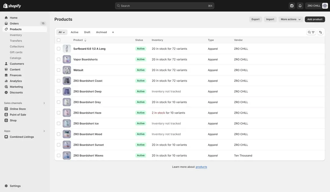 Better inventory and product data management