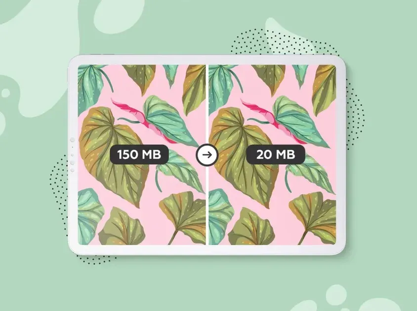 Reduce image file size