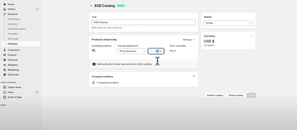  Edit all the pricing information here before coming to the next part 