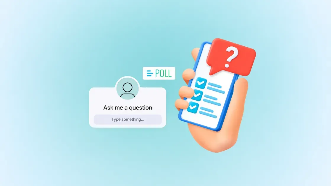 Use social media polls and comments