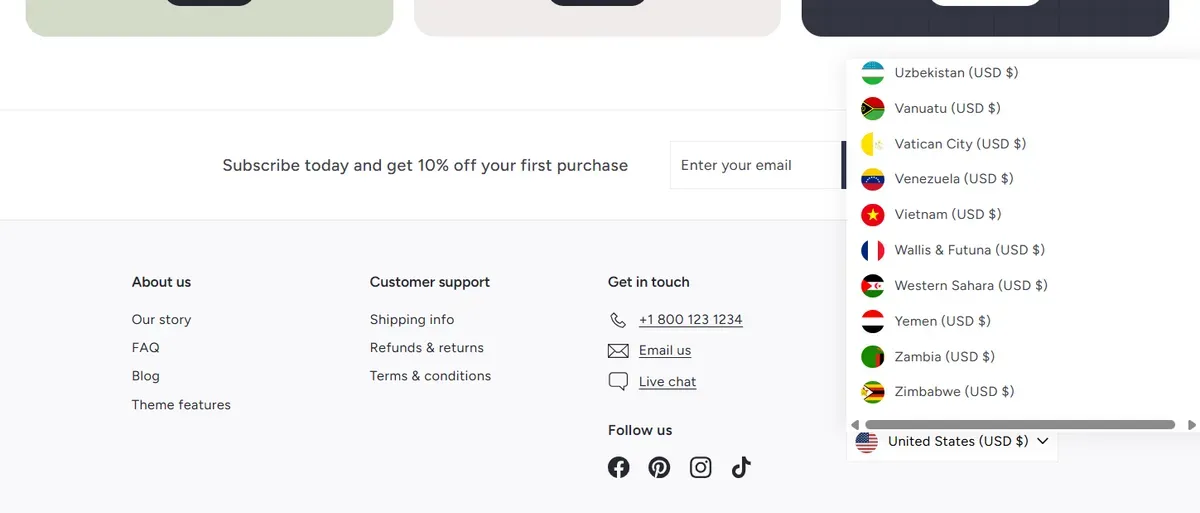 Currencies & Multiple Languages 