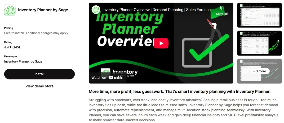 Inventory Planner by Sage