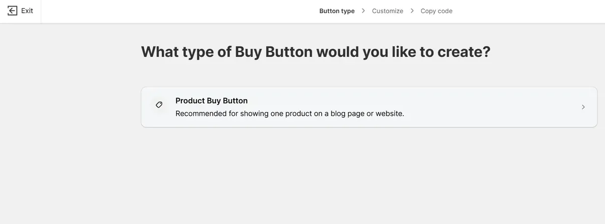 Click Product Buy Button