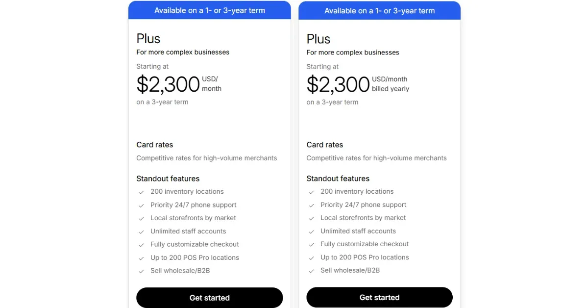 Shopify Plus pricing plan
