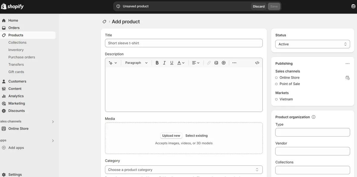 Shopify inventory management