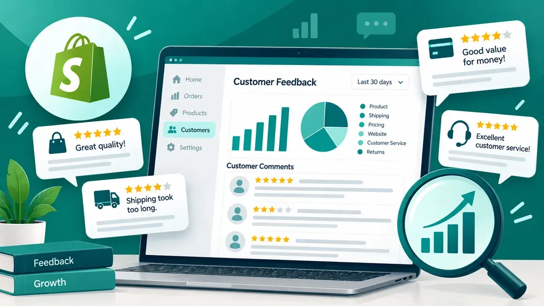 Steps to analyze Shopify customer feedback