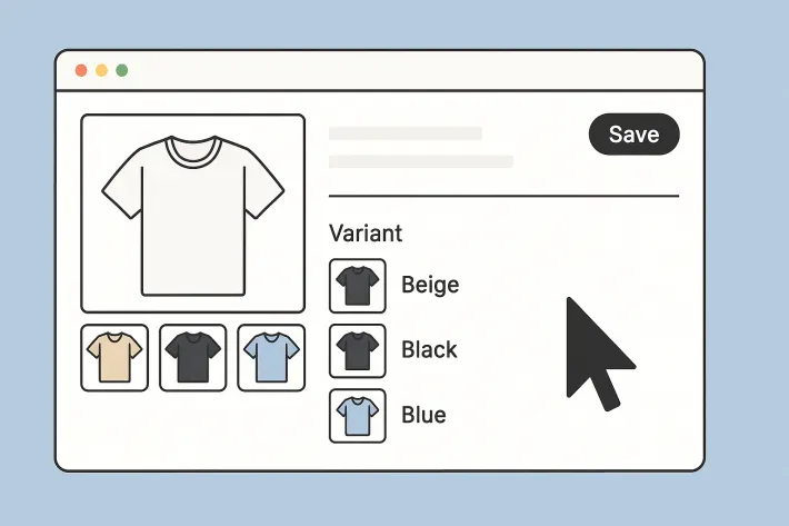 Overview of Shopify product variants