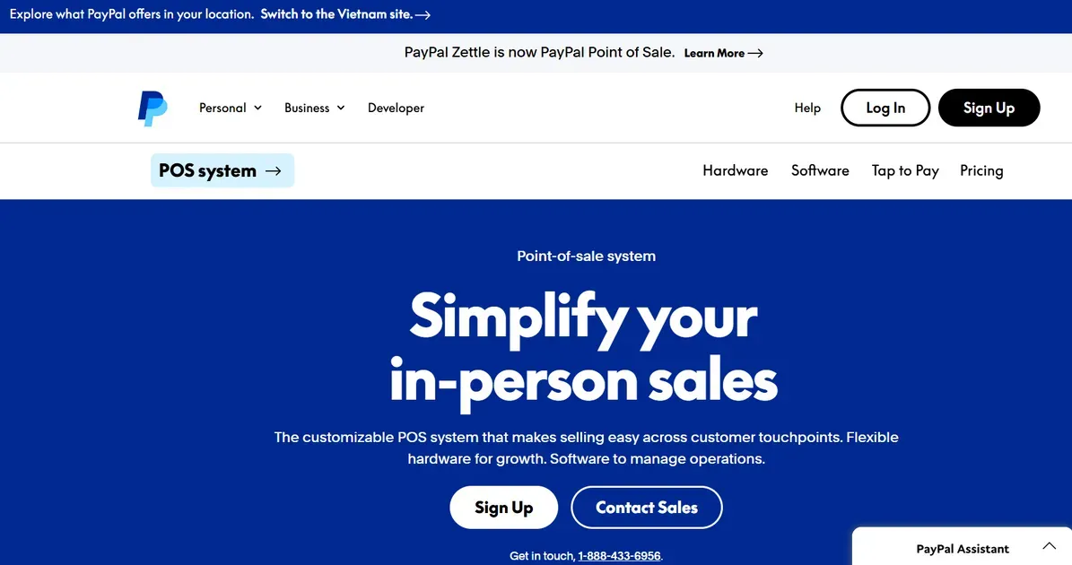 PayPal Zettle POS