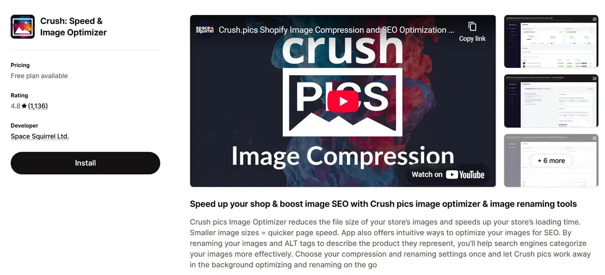Crush: Speed & Image Optimizer