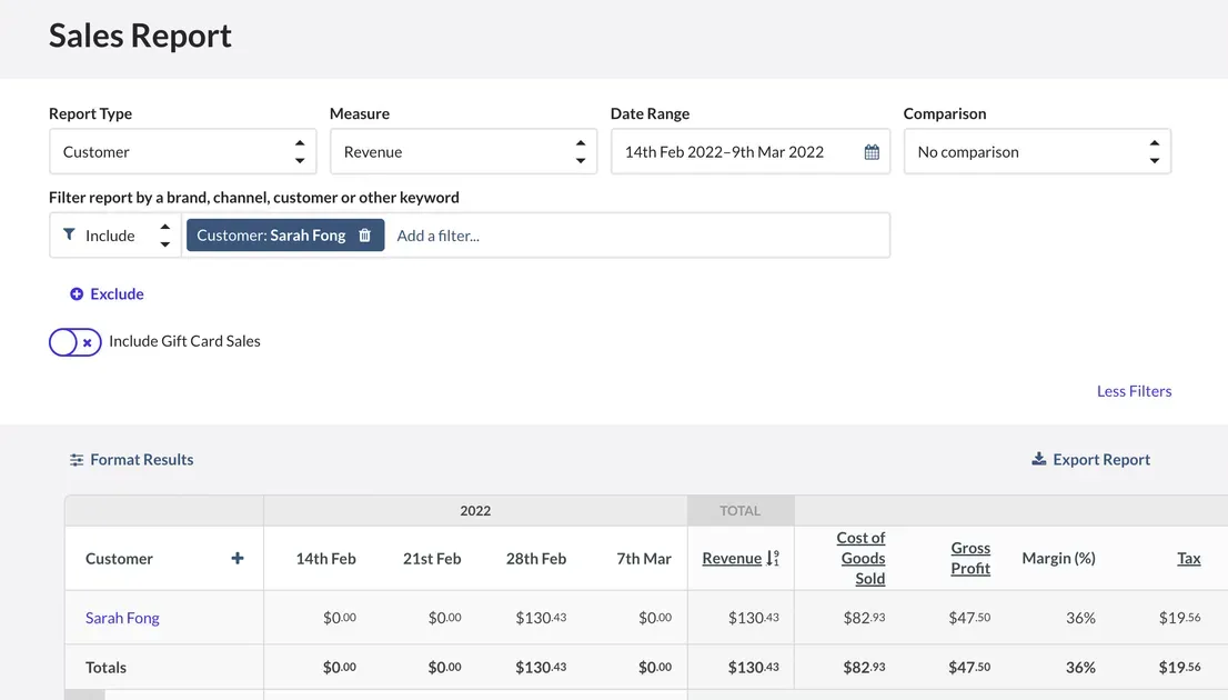 Customer management