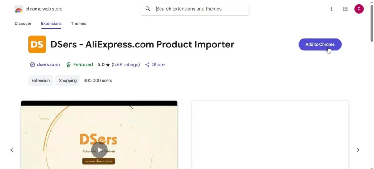 Click Add to Chrome