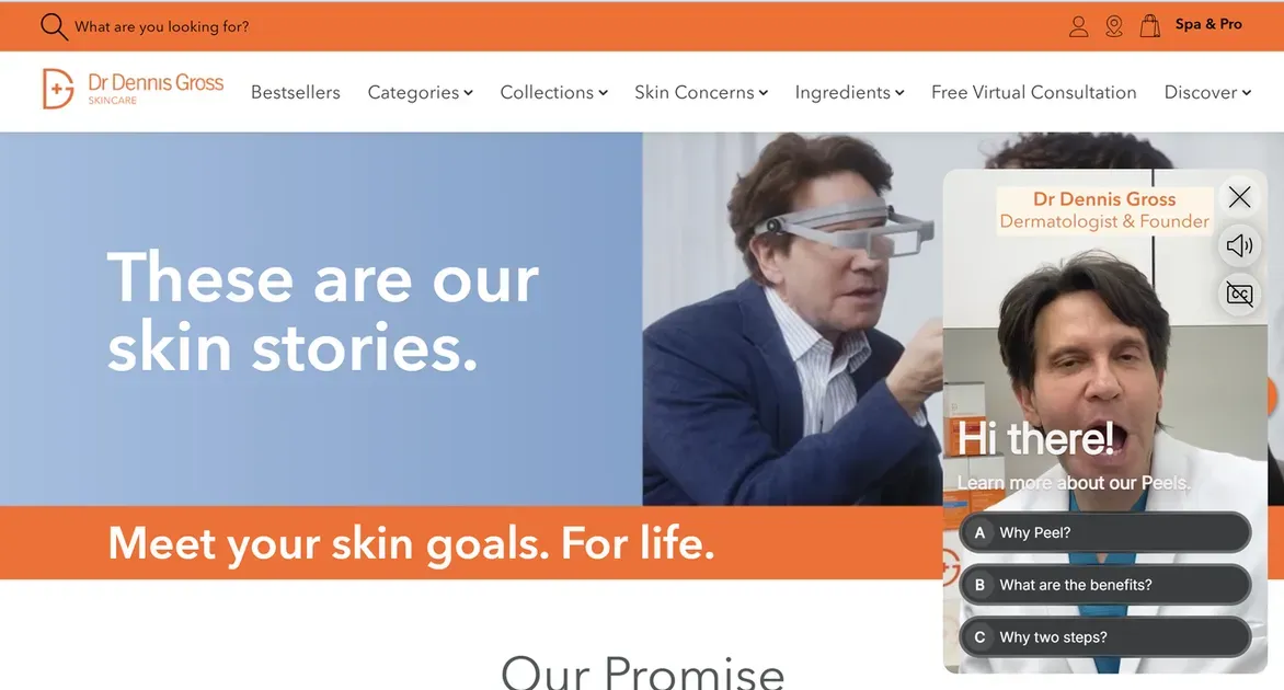 Dr. Dennis Gross leveraged a shoppable video quiz to boost brand awareness, enhance product discovery, and gather customer feedback.