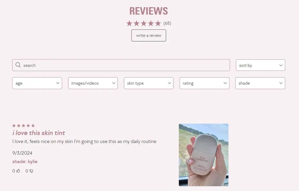 Ask for product reviews after purchase