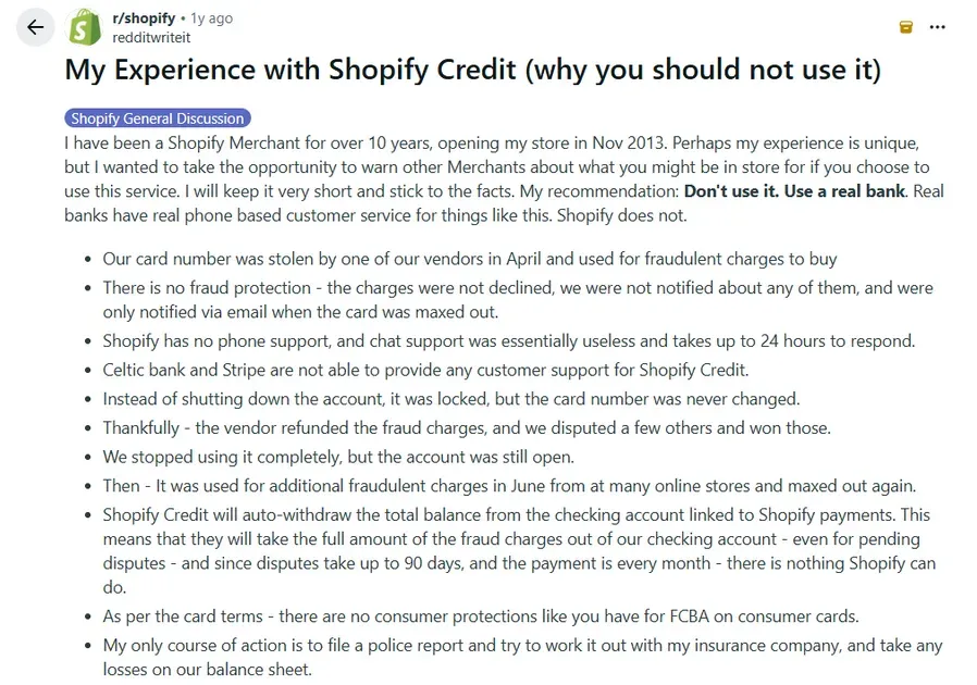 Real merchant reviews