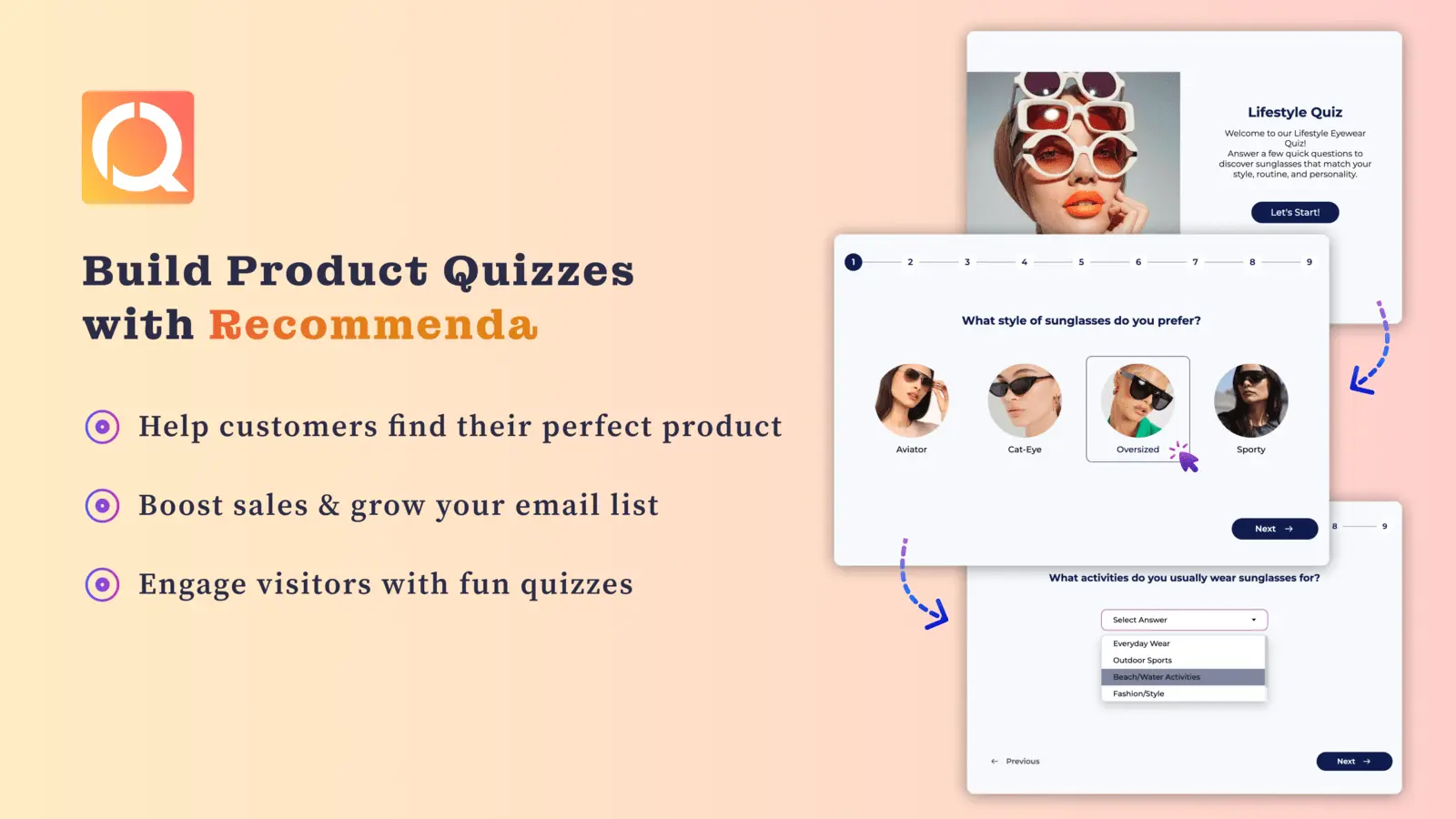 Recomma: Product Quiz Builder