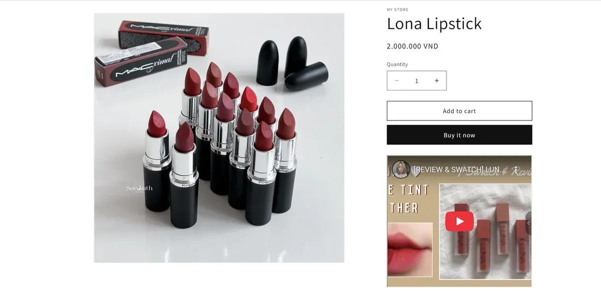 sample result page after you have embedded the video