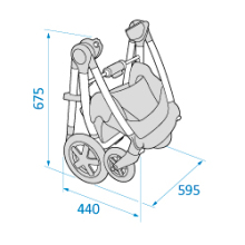 maxi cosi adorra dimensions