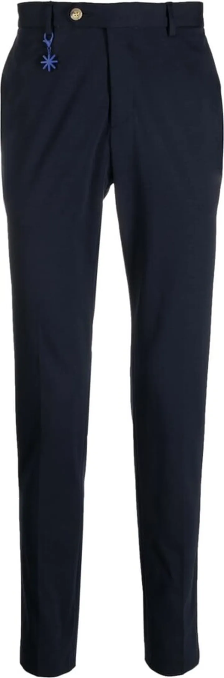 Pressed-Crease Tapered Trousers