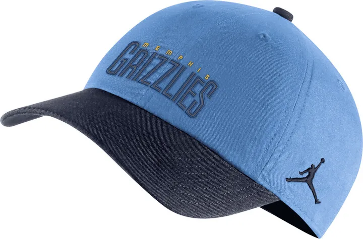Nike Men's Memphis Grizzlies Statement Edition Jordan Heritage86 NBA Hat in Blue