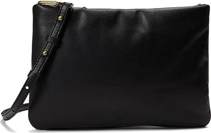 Madewell Puffy Crossbody Bag (True Black) Handbags