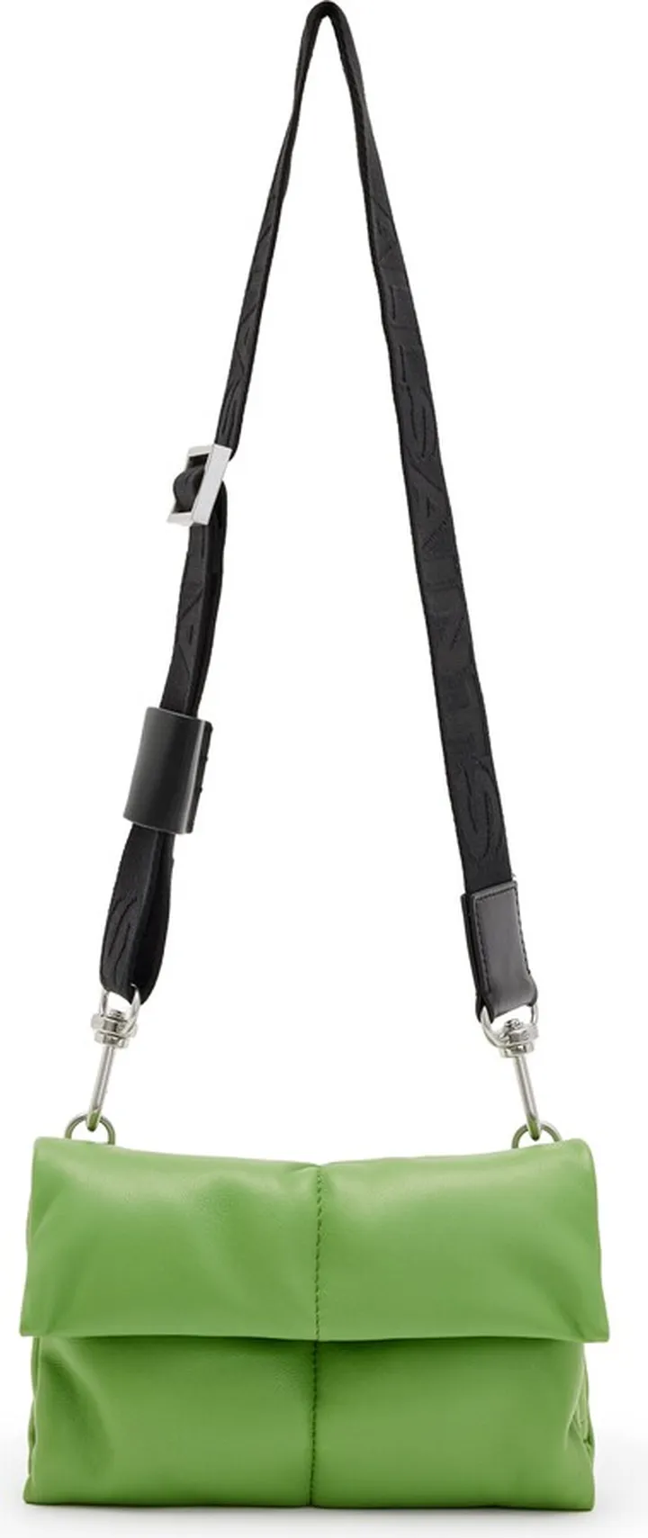 Ezra Logo Strap Leather Crossbody Bag